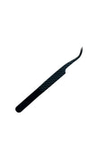 Curved lash tweezers