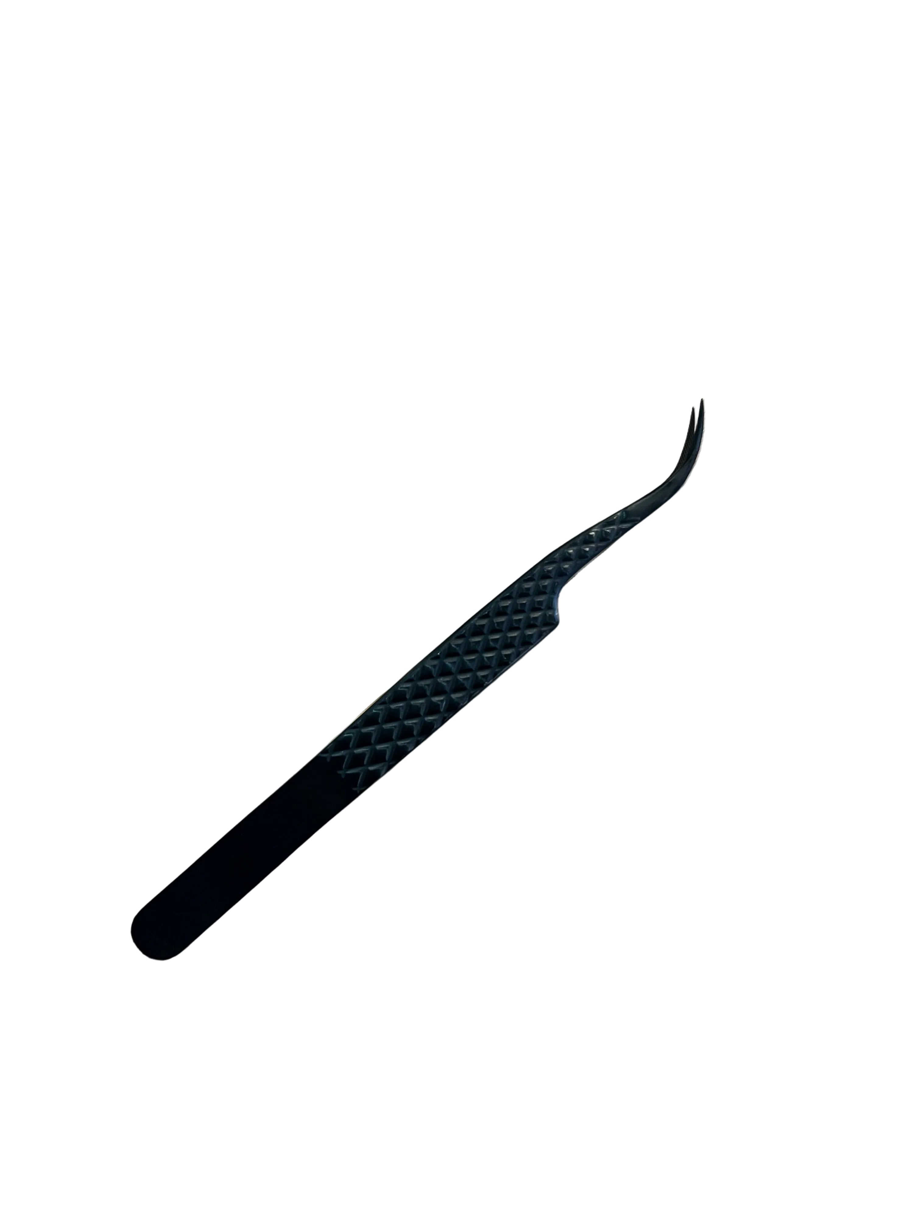 Curved lash tweezers